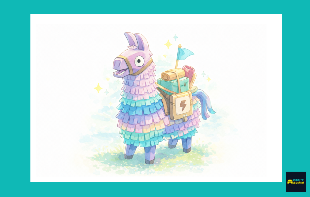 ラマみたいなイラスト