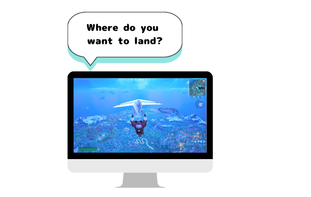ゲームしながら喋っているイメージ