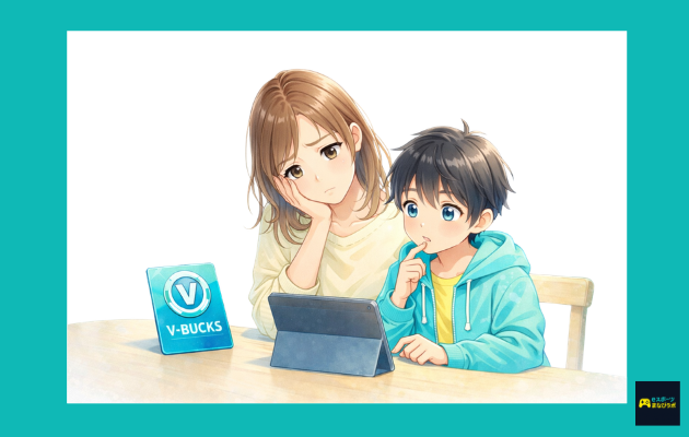 買い方がいくつかあって、親子で確認しながら選ぶ様子