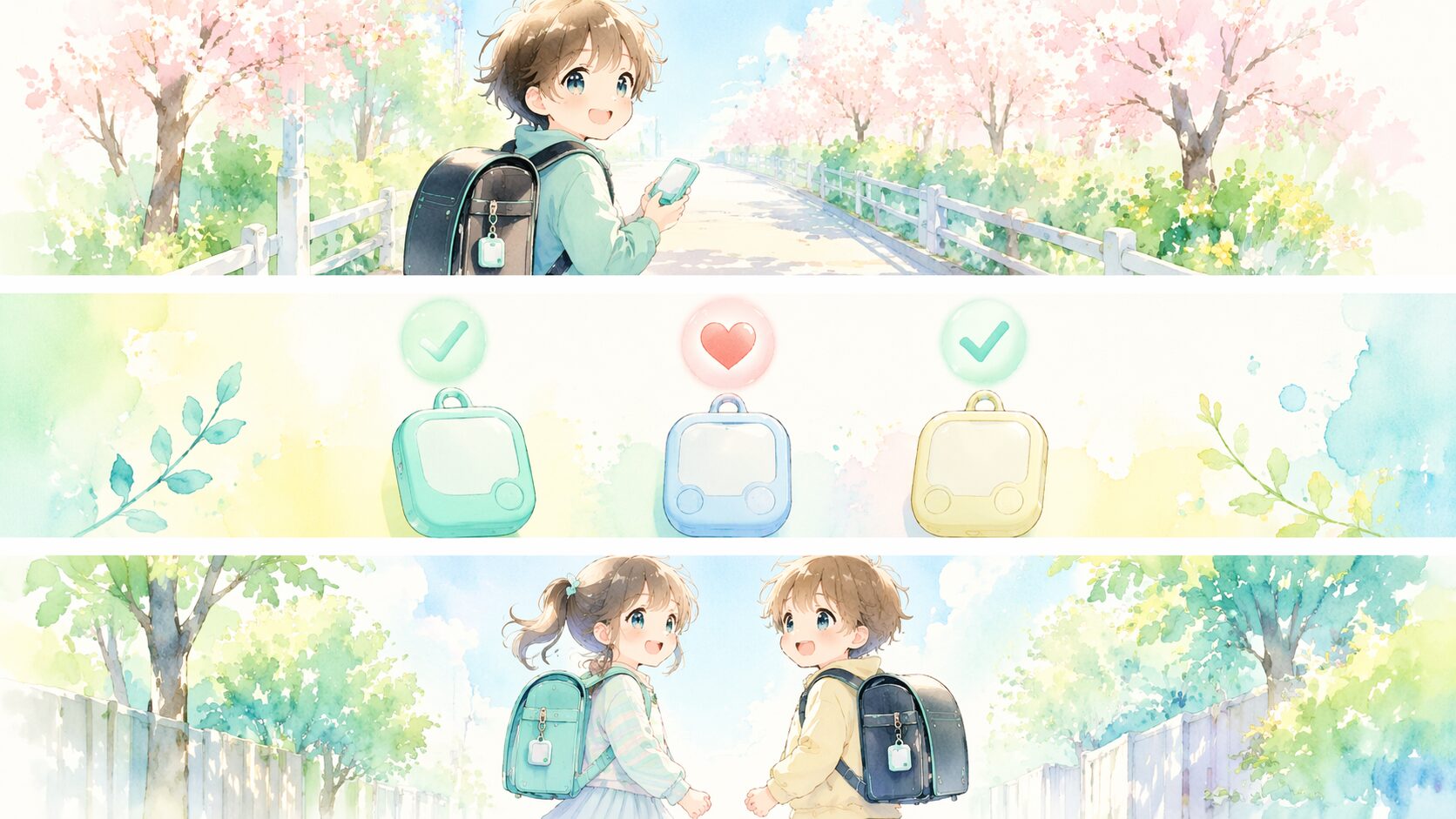 親子で安心しているイメージ