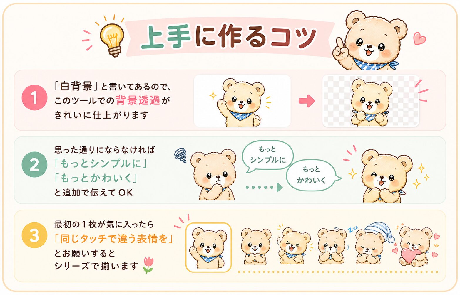 LINEスタンプを上手に作るコツ