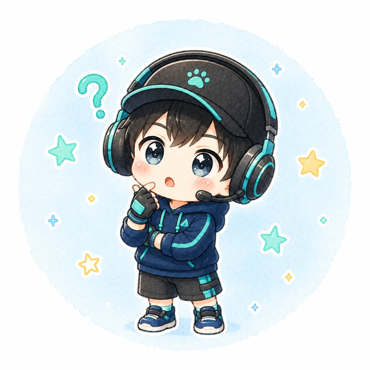 ネオくん困り顔